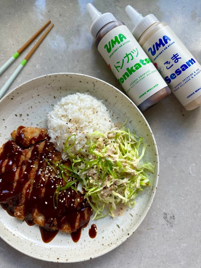 Tonkatsu med universalsallad